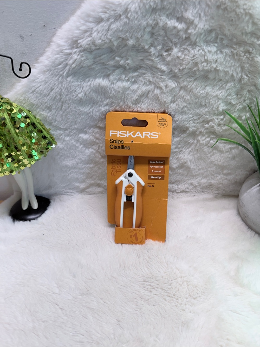 Fiskars Orange Snips - Precision Craft Scissors